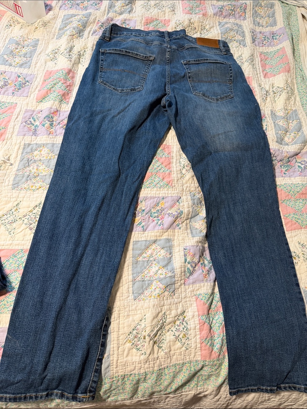 Lucky Brand Blue Straight-Leg Jeans